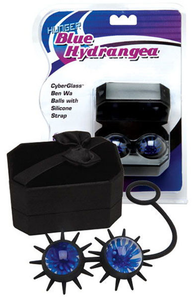 Вагинальные шарики из стекла Blue Hydrange , Dream Toys Вагинальные шарики из стекла Blue Hydrange , Dream Toys