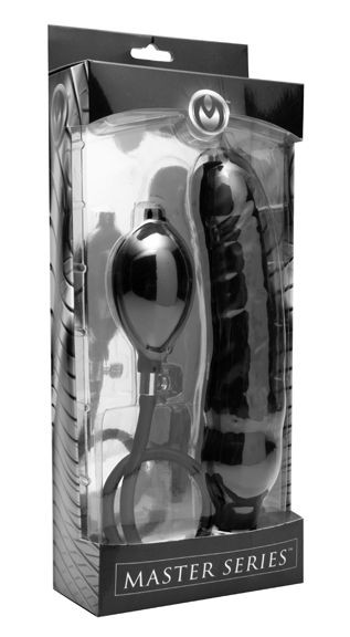 Фаллоимитатор с функцией расширения Primal Inflatable Dildo - 21,6 см., XR Brands