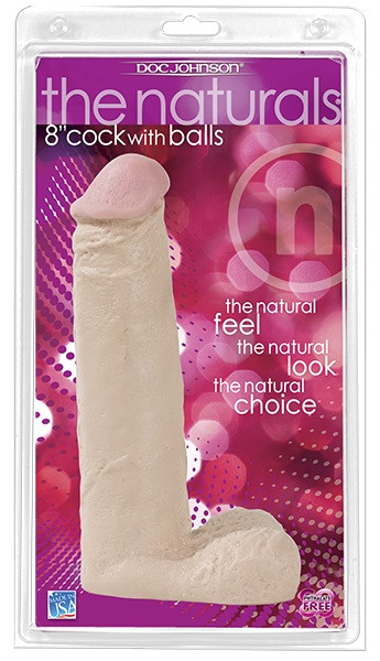 Реалистик из серии THE NATURALS - 19 см., Doc Johnson Реалистик из серии THE NATURALS - 19 см., Doc Johnson
