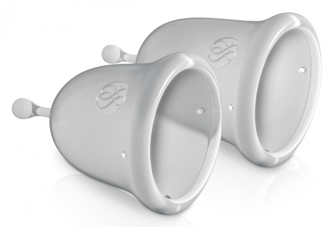 Набор из 2 прозрачных менструальных чаш Intimate Care Menstrual Cups Набор из 2 прозрачных менструальных чаш Intimate Care Menstrual Cups