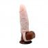 Телесная насадка на пенис с подхватом MEN EXTENTSION - 17 см., Baile