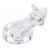 Прозрачное виброкольцо Tongue Cockring , Chisa