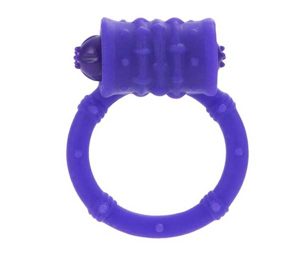 Фиолетовое эрекционное кольцо Posh Silicone Vibro Rings, California Exotic Novelties
