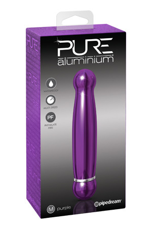 Алюминиевый вибратор PURPLE MEDIUM - 16 см., Pipedream Алюминиевый вибратор PURPLE MEDIUM - 16 см., Pipedream