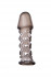 Дымчатая закрытая насадка на пенис ToyFa XLover - 11,5 см., ToyFa