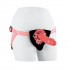Женский страпон Shane's World Pink Harness with Stud - 19 см., California Exotic Novelties