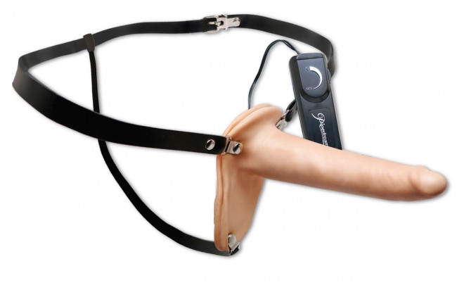 Женский страпон с вибрацией Penetrix Strap-on - 15 см., Pipedream Женский страпон с вибрацией Penetrix Strap-on - 15 см., Pipedream