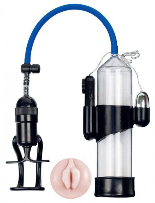 Вакуумная помпа Eroticon PUMP X7 с мини-вагиной и вибрацией, Eroticon