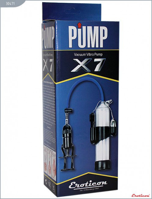 Вакуумная помпа Eroticon PUMP X7 с мини-вагиной и вибрацией, Eroticon