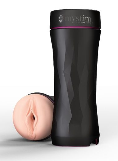 Мастурбатор-вагина в тубе OPUS E Vaginal Version с возможностью подключения электростимуляции, MyStim