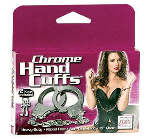 Металлические наручники CHROME, California Exotic Novelties