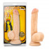 Телесный фаллоимитатор на присоске Loverboy Mr.Jackhammer - 20,3 см., Blush Novelties