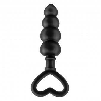 Анальная втулка из силикона Beaded Luv Probe - 15,5 см., Pipedream