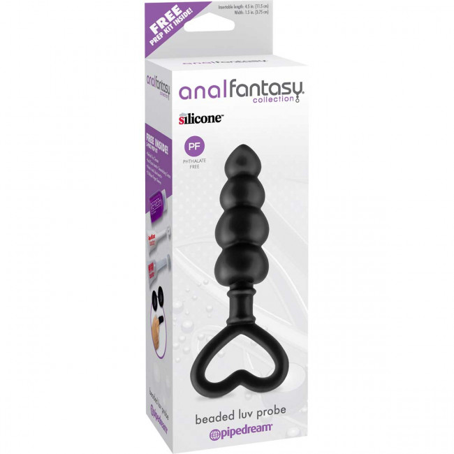 Анальная втулка из силикона Beaded Luv Probe - 15,5 см., Pipedream Анальная втулка из силикона Beaded Luv Probe - 15,5 см., Pipedream
