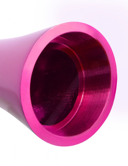 Алюминиевый рельефный вибратор PINK SMALL - 7,5 см., Pipedream