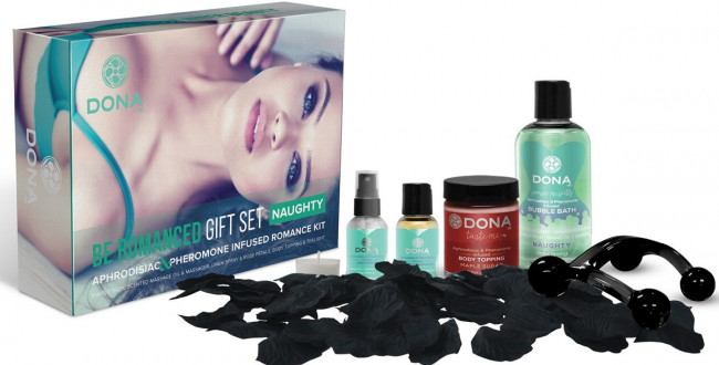 Подарочный набор DONA Be Romanced Gift Set Naughty, System JO Подарочный набор DONA Be Romanced Gift Set Naughty, System JO