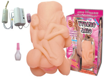 Мягкий мастурбатор с вибратором, Sextoy 2011