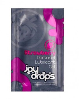 Пробник смазки на водной основе с ароматом клубники JoyDrops Strawberry - 5 мл., JoyDrops Пробник смазки на водной основе с ароматом клубники JoyDrops Strawberry - 5 мл., JoyDrops