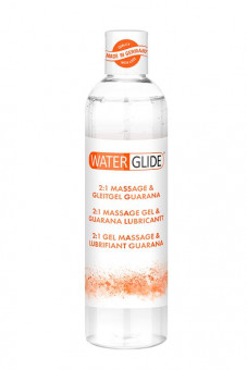 Гель-смазка 2-в-1 MASSAGE & LUBRICANT GUARANA - 300 мл., Waterglide