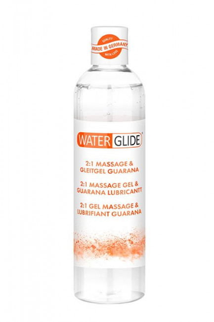 Гель-смазка 2-в-1 MASSAGE & LUBRICANT GUARANA - 300 мл., Waterglide