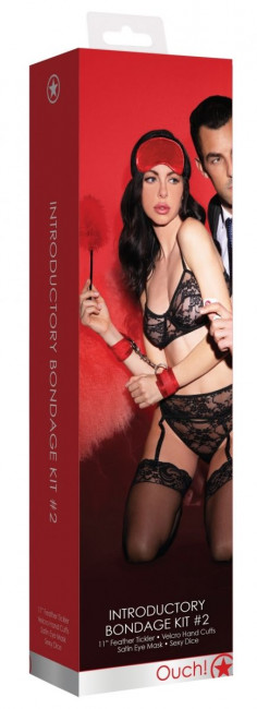 Красный игровой набор Introductory Bondage Kit №2 Красный игровой набор Introductory Bondage Kit №2