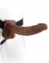 Полый мужской фаллопротез Hollow Strap-On with Balls - 24 см., Pipedream