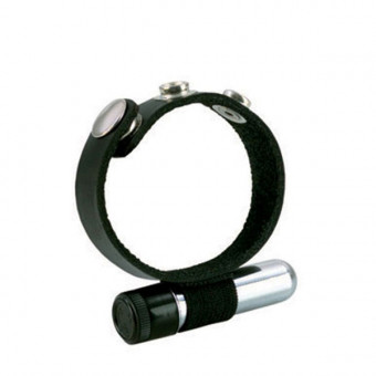 Кожаное эрекционное кольцо с вибрацией COLT, California Exotic Novelties