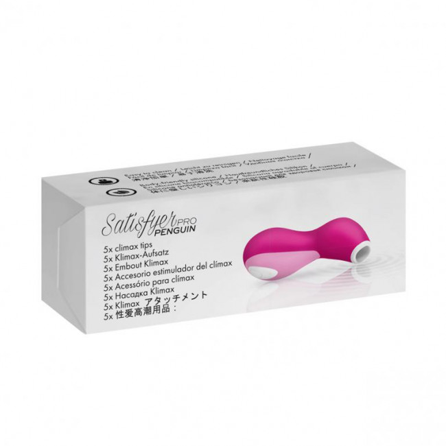 Набор из 5 сменных насадок для стимулятора Satisfyer Pro Penguin, Satisfyer Набор из 5 сменных насадок для стимулятора Satisfyer Pro Penguin, Satisfyer