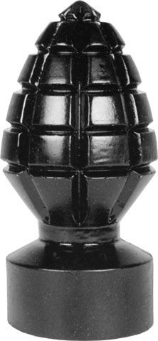 Анальная пробка в виде боеголовки All Black Andreas Dildo - 14,5 см., Mister B Анальная пробка в виде боеголовки All Black Andreas Dildo - 14,5 см., Mister B
