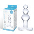Прозрачная анальная пробка-елочка с 3 шариками Butt Plug with Tapere Base - 11 см., Glas Прозрачная анальная пробка-елочка с 3 шариками Butt Plug with Tapere Base - 11 см., Glas