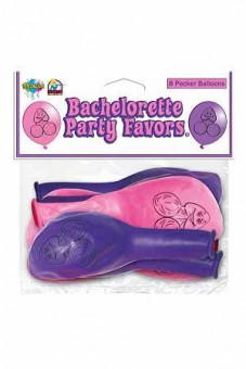 Воздушные шарики PECKER BALLOONS - 8 штук, Pipedream