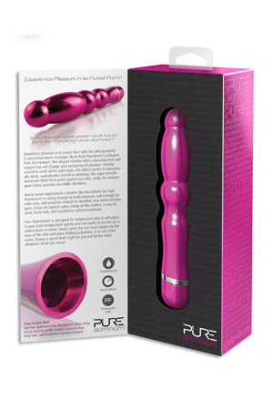 Алюминиевый вибратор PINK LARGE - 18,4 см., Pipedream