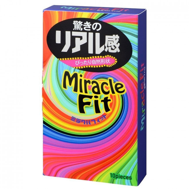 Презервативы Sagami Miracle Fit - 10 шт., Sagami