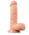 Телесный фаллоимитатор на присоске G-GIRL 6.5INCH PVC DONG WITH SUCTION CUP - 17 см., NMC