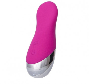 Розовый перезаряжаемый мини-вибратор Erotist - 11 см., Erotist