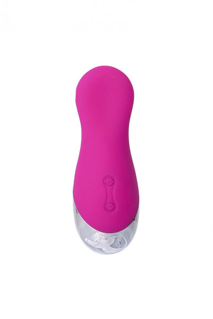 Розовый перезаряжаемый мини-вибратор Erotist - 11 см., Erotist