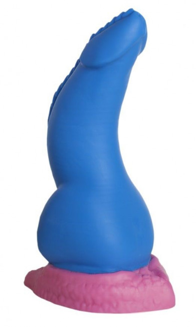 Синий фаллоимитатор "Дракон Эглан Small" - 21 см., Erasexa Синий фаллоимитатор "Дракон Эглан Small" - 21 см., Erasexa