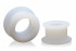 Набор из 2 белых анальных расширителей Stretch Master 2 Piece Training Silicone Ass Grommet set