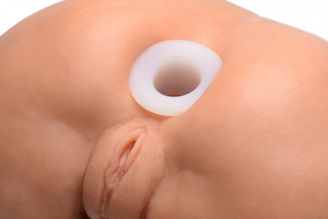 Набор из 2 белых анальных расширителей Stretch Master 2 Piece Training Silicone Ass Grommet set