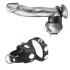 Утяжка для мошонки и пениса Cock Ring With 1" Ball Stretcher And Optional Weight Ring, BlueLine