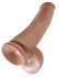 Кофейный фаллоимитатор-гигант 15" Cock with Balls - 40,6 см., Pipedream