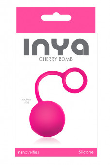 Розовый вагинальный шарик INYA Cherry Bomb Pink, NS Novelties