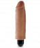 Кофейный вибратор-реалистик 6" Vibrating Stiffy - 17,8 см. , Pipedream