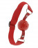 Красный кляп-шар с отверстиями BLAZE BREATHABLE BALL GAG, Dream Toys