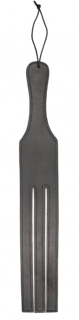 Черная шлепалка Three Finger Paddle Tawse - 51 см.