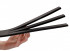 Черная шлепалка Three Finger Paddle Tawse - 51 см.