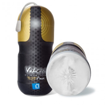 Мастурбатор-анус с вибрацией Vulcan Love Skin Masturbator Tight Anus Vibe, Topco Sales
