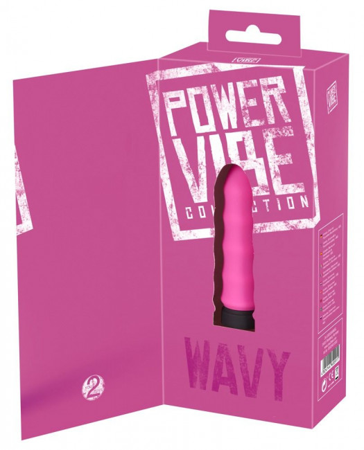 Розовый мини-вибратор Power Vibe Wavy - 9,7 см., Orion Розовый мини-вибратор Power Vibe Wavy - 9,7 см., Orion