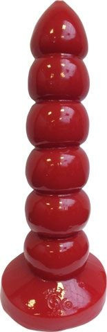 Красная анальная пробка-гигант TSX Prostidude Red - 32 см., Mister B