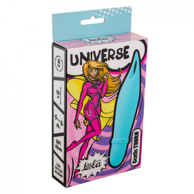 Голубой мини-вибратор Universe Gentle Thorn, Lola toys Голубой мини-вибратор Universe Gentle Thorn, Lola toys